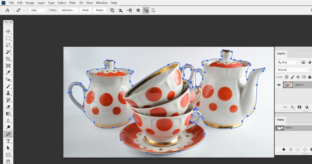 clipping path